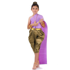 Thai Costume for Girl 7-12 Year THAI308